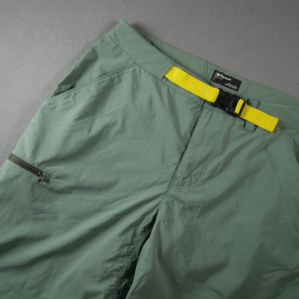 Marmot Belted Performance Cargo Outdoor Nylon Stretch 9" Hiking Men Shorts M 32